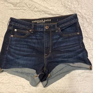 women’s American eagle jean shorts